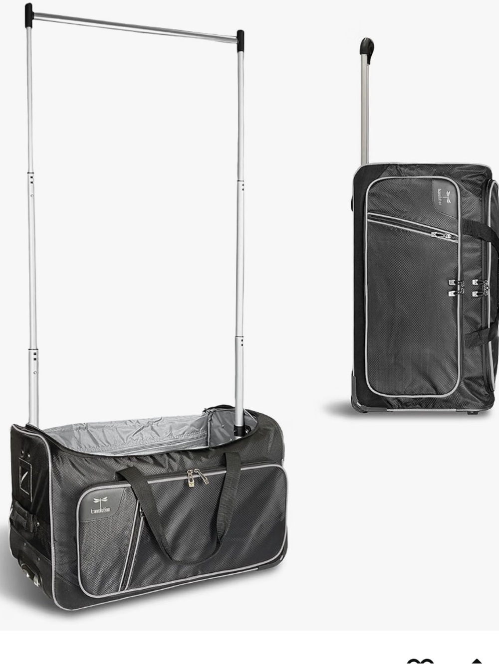 $200 dance travel closet rack moving temporary dance sports suitcase duffle